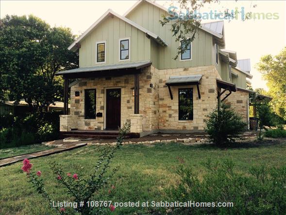 SabbaticalHomes Listing 108767. Exterior photo, home rental in Austin, Texas.
