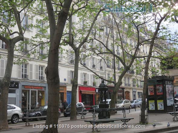 SabbaticalHomes Listing 115975. Neighborhood photo, apartment rental in Paris, France.