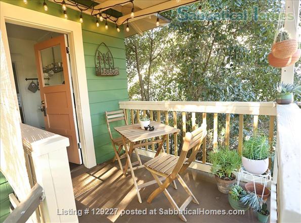 SabbaticalHomes Listing 129227. Charming outside patio, home rental in Los Angeles, California.