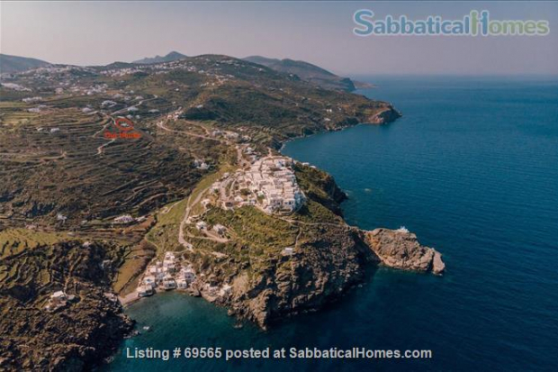 SabbaticalHomes Listing 69565. Home rental on the Greek island of Sifnos in Milos, Greece.