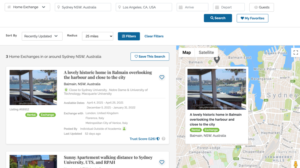 SabbaticalHomes Tips to Use the Updated Search Filters SabbaticalHomes