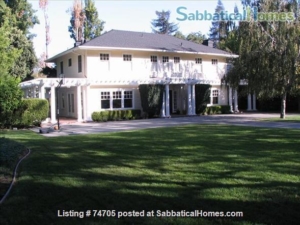 SabbaticalHomes.com Home Listing 74705 in the San Jose California area.
