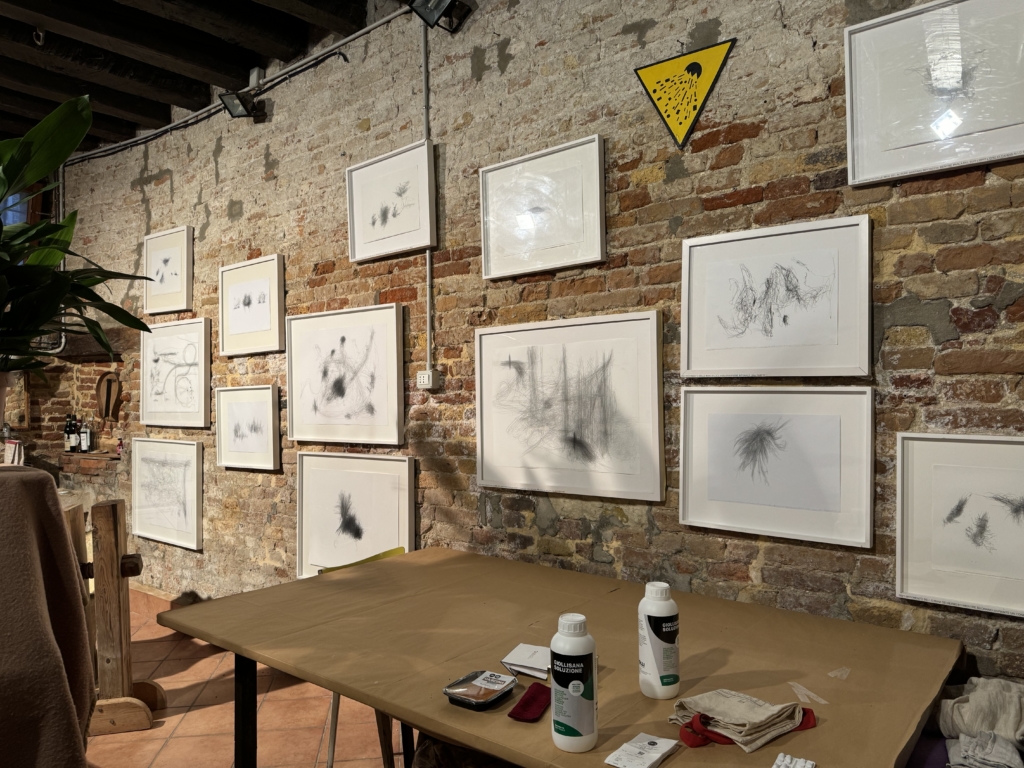 Morgan O'Hara's art studio in Venice.